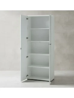 KADIMA DESIGN Möbel-Sets<Büro-Set 8-tlg, Glas Abschließbar Modern Büromöbel in Weiß