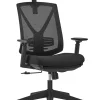 Songmics Sitzmöbel<Bürostuhl in Schwarz - (B)70 x (H)133 x (T)68,5 cm