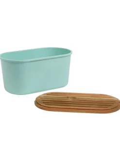 Echtwerk Aufbewahren & Servieren<Brotbox "Fresh" in Türkis - (B)37 x (H)17 x (T)21,5 cm