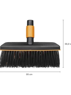 Fiskars Gartendekoration<Bürstenkopf "QuikFit" in Schwarz
