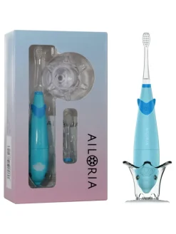 Ailoria Zahn & Mundpflege<BUBBLE BRUSH Kinder-Schallzahnbürste in blau