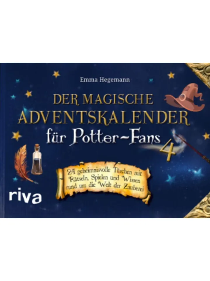Riva Verlag Adventskalender<Buch - Der magische Adventskalender für Potter-Fans 4
