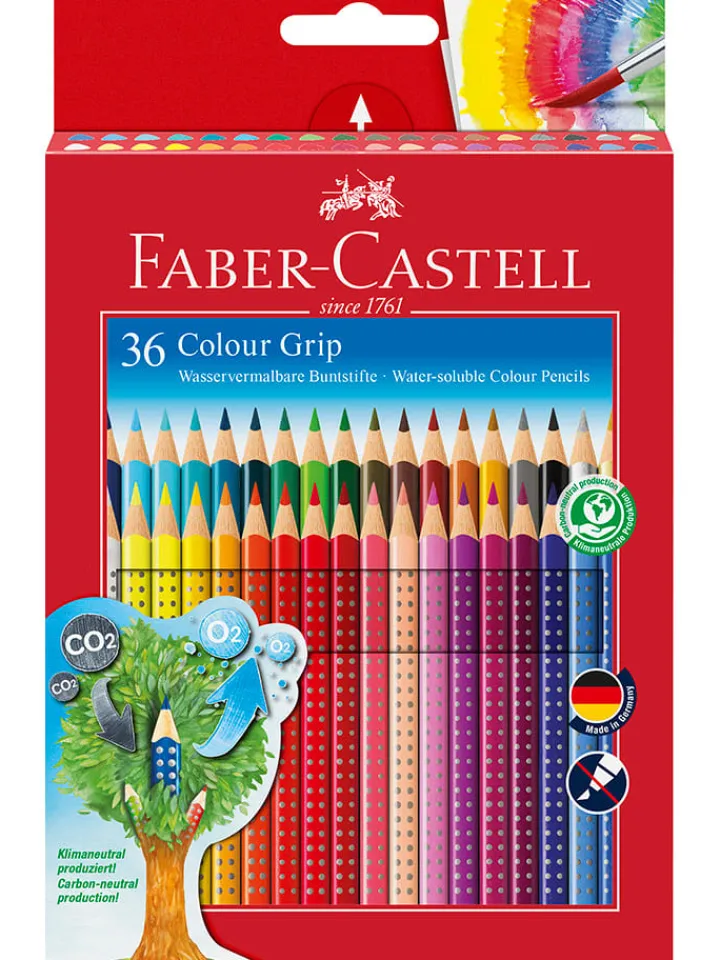 Faber-Castell Büro- & Schulbedarf<Buntstifte "Colour Grip" - 36 Stück