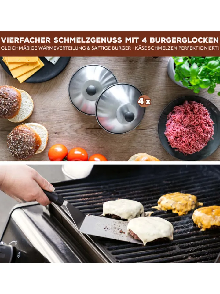 bremermann Grillen<Burgerhauben-Set 4er