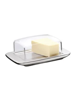 WMF Aufbewahren & Servieren<Butterdose ''Loft'' in Silber - (B)16,8 x (H)6,8 x (T)11,5 cm