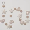 Boltze Wohndekoration<Capiz-Girlande "Bakery" in Beige - (L)180 cm