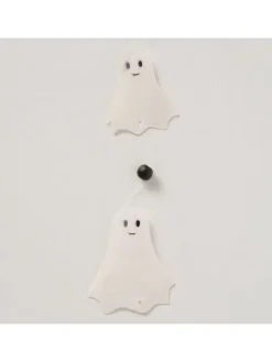 Boltze Wohndekoration<Capiz-Girlande "Ghostie" in Weiß - (L)180 cm
