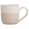 Eulenschnitt Gedeckter Tisch<Cappuccinotasse "Me Time" in Beige/ Weiß - 190 ml
