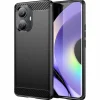 COFI 1453 Smartphones & Zubehör<Carbon Case Hülle kompatibel mit Realme 10 Pro Schwarz in Schwarz