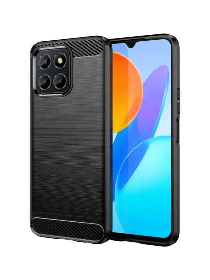 COFI 1453 Smartphones & Zubehör<Carbon Case Hülle kompatibel mit Honor 200 schwarz in Schwarz