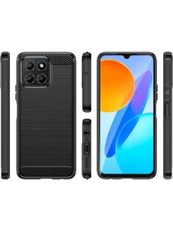 COFI 1453 Smartphones & Zubehör<Carbon Case Hülle kompatibel mit Honor 200 schwarz in Schwarz