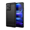 COFI 1453 Smartphones & Zubehör<Carbon Case Hülle kompatibel mit Xiaomi Redmi Note 13 4G flexible Silikon-Carbon-Hülle schwarz in Schwarz