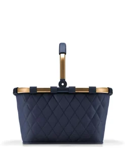 Reisenthel Einkaufstaschen & -Trolleys<Carrybag - Einkaufskorb (cord dark matcha) in frame rhombus midnight gold