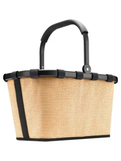 Reisenthel Einkaufstaschen & -Trolleys<Carrybag - Einkaufskorb (cord dark matcha) in frame raffia black