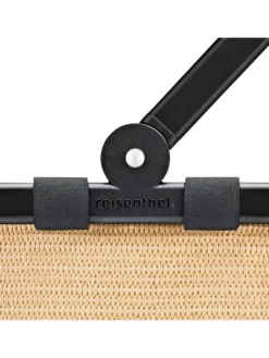 Reisenthel Einkaufstaschen & -Trolleys<Carrybag - Einkaufskorb (cord dark matcha) in frame raffia black