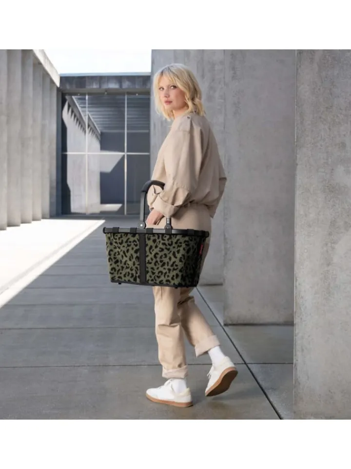 Reisenthel Einkaufstaschen & -Trolleys<Carrybag - Einkaufskorb (cord dark matcha) in teddy leo olive
