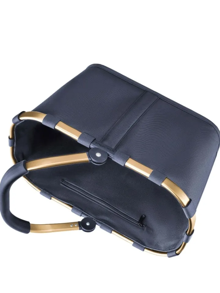 Reisenthel Einkaufstaschen & -Trolleys<Carrybag - Einkaufskorb (cord dark matcha) in midnight gold