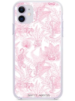 SWEET ACCESS Smartphones & Zubehör<Case für iPhone 11 in Weiß/ Rosa