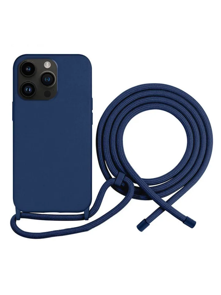SWEET ACCESS Smartphones & Zubehör<Case mit Kordel für iPhone 13 PRO in Dunkelblau
