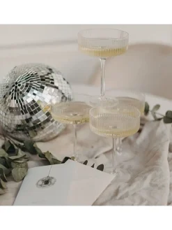 Eulenschnitt Gedeckter Tisch<Champagnerglas "Auf das Leben" - 280 ml