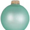 Krebs Glas Lauscha Weihnachtsschmuck<Christbaumkugeln in Grün - 8 Stück