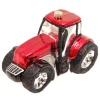 Krebs Glas Lauscha Weihnachtsschmuck<Christbaumornament 'Roter Traktor" in Rot - (L)15 cm