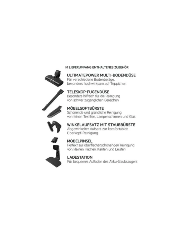 AEG Staubsauger<Clean Akkuhandstaubsauger Staubsauger in Schwarz