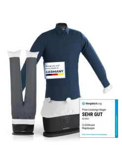 CLEANmaxx Bügeleisen<Bügler für Hemden, Blusen & Hosen - Schwarz