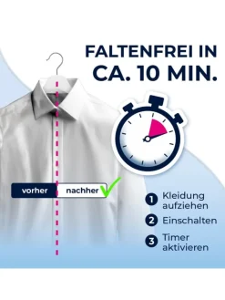 CLEANmaxx Bügeleisen<Bügler für Hemden, Blusen & Hosen - Schwarz
