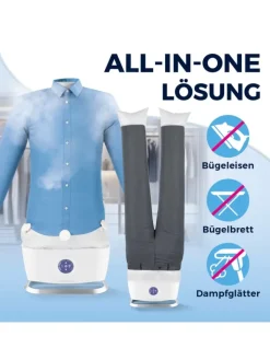 CLEANmaxx Bügeleisen<Bügler mit Dampffunktion - 2 Bügelprogramme - Weiß