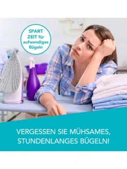CLEANmaxx Bügeleisen<Hemden-Bügler mit Timerfunktion - silber/weiß