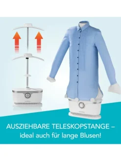 CLEANmaxx Bügeleisen<Hemden-Bügler mit Timerfunktion - silber/weiß
