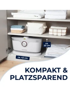 CLEANmaxx Bügeleisen<Hemden-Bügler mit Timerfunktion - silber/weiß