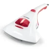 CLEANmaxx Staubsauger<Milben-Handstaubsauger mit UV-C-Licht inkl. 2 Ersatzfilter - weiß/rot