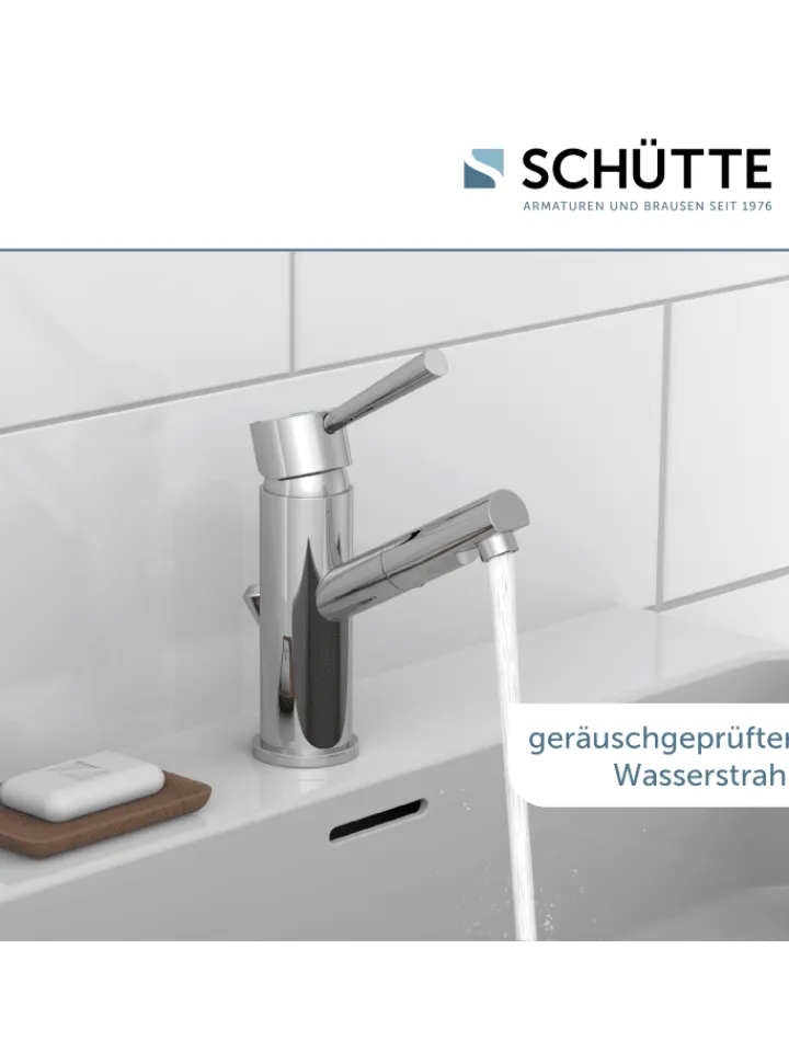 Franz Joseph Schütte Badarmaturen<CORNWALL Waschtischarmatur, Chrom