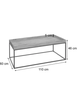 MCW Möbel-Sets<Couchtisch K71, Dunkelgrau