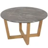 MCW Möbel-Sets<Couchtisch M61 Laminat Melamin Ø80cm