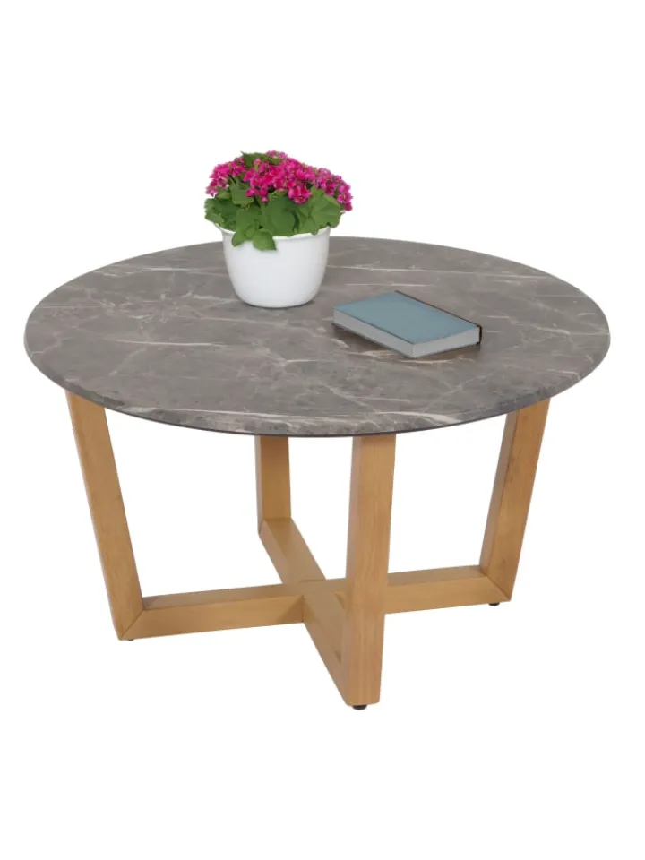 MCW Möbel-Sets<Couchtisch M61 Laminat Melamin Ø80cm