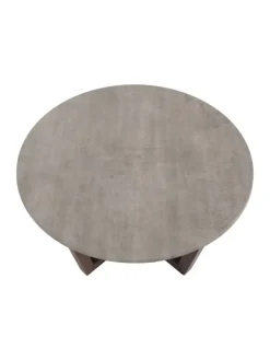 MCW Möbel-Sets<Couchtisch -M61 Laminat Melamin Ø80cm