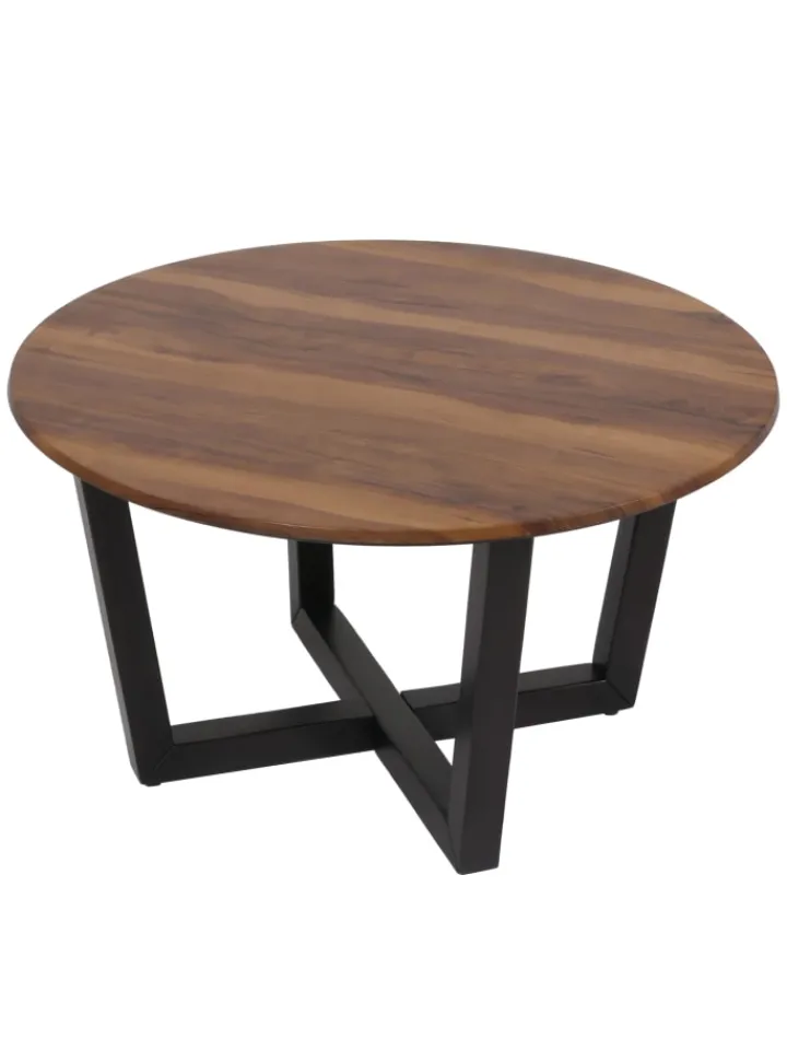 MCW Möbel-Sets<Couchtisch -M61 Laminat Melamin Ø80cm