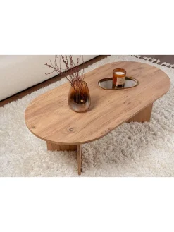 Scandinavia Concept Tische<Couchtisch ''Sable'' in Hellbraun - (B)119 x (H)39,8 x (T)60 cm