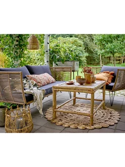 Bloomingville Tische<Couchtisch "Sole" in Natur - (B)90 x (H)50 x (T)60 cm