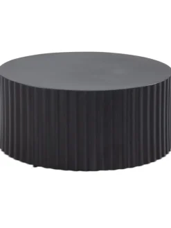 KADIMA DESIGN Tische<Couchtisch 67x67x31 cm Metall Sofatisch Rund, Design