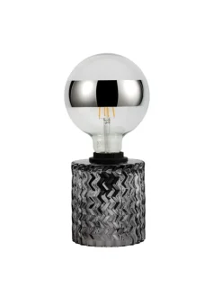 Pauleen Tischleuchten<Crystal Smoke Tischleuchte max20W E27 Rauchglas