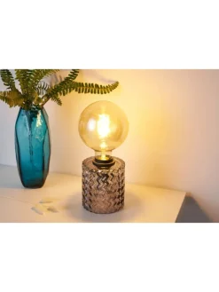 Pauleen Tischleuchten<Crystal Smoke Tischleuchte max20W E27 Rauchglas