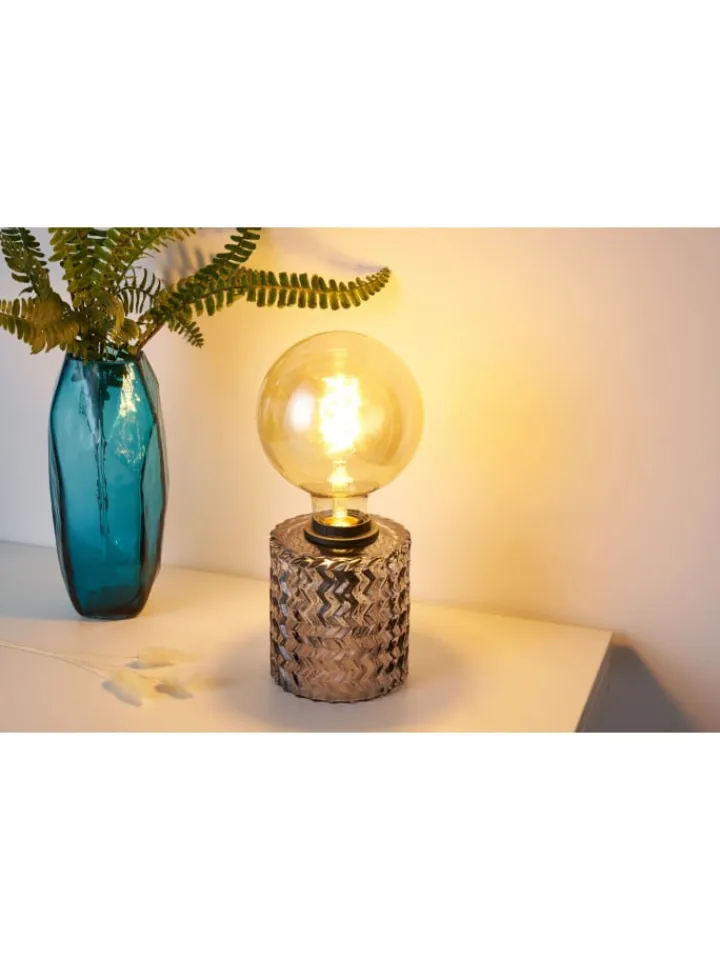 Pauleen Tischleuchten<Crystal Smoke Tischleuchte max20W E27 Rauchglas