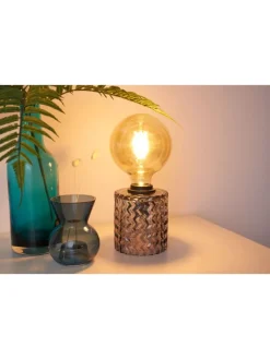 Pauleen Tischleuchten<Crystal Smoke Tischleuchte max20W E27 Rauchglas