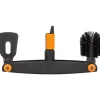 Fiskars Gartendekoration<Dachrinnenreiniger "QuikFit" in Schwarz/ Orange