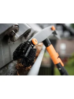 Fiskars Gartendekoration<Dachrinnenreiniger "QuikFit" in Schwarz/ Orange