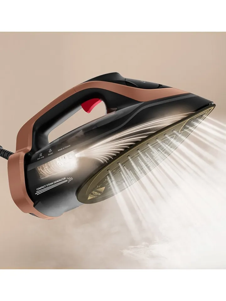 Tefal Klima & Haushalt|Bügeleisen<Dampfbügeleisen "Ultimate Power Pro FV9E50E0" in Schwarz/ Roségold